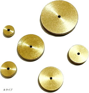 【楽天ランキング1位入賞】丸ヘリ定規 レザークラフト 工具 マーキング 丸型 真鍮 型紙 レザークラフトキット 革細工 布 YM-300-MJ Aタイプ (Aタイプ)
