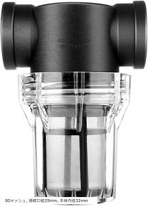 互換品 砂取り器 砂取器 スケルトン ろ過 砂こし 水槽 ゴミ 80メッシュ 接続口径25mm 本体内径32mm (80メッシュ, 接続口径25mm, 本体内径32mm)