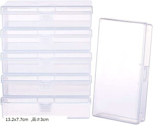 6Zbg13.2x7.7x3cmvX`bNP[X NA[{bNX ANZT[ r[Y p[c[P[X lߑւe p[{bNX ` (13.2x7.7cm, 3cm)