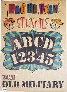 yyVLO1ʓ܁zXeVV[g A t@xbg啶Zbg OLD MILITARY 2cm SSOM cm (, 2cm)