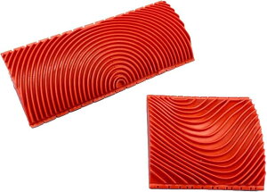 【楽天ランキング1位入賞】木目 塗装 ウッド調 ウッドグレイニングツール 塗装ツール ゴムパッド 2種セット