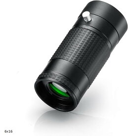 【楽天ランキング1位入賞】単眼鏡 6x16 美術館モデル 美術鑑賞 マルチモノキュラー アーツモノキュラー メガネ対応 ケース ストラップ付 (黒, 6x16)