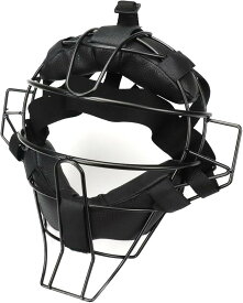 【楽天ランキング1位入賞】野球 キャッチャーマスク フェイスガード 大人用 軽量 審判用 (ブラック, フリーサイズ(大人用))