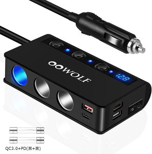 VK[\Pbg 3A 180W USBx4|[g Quick Charge3.0 +PD 18W 12-24VԑΉ }[d  ƗXCb` z ubN(QC3.0+PD(+))