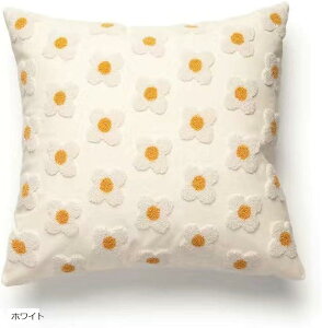 �p�C���t�����[ �N�b�V�����J�o�[ �ԕ� ������ �z���C�g (�z���C�g, 45cmx45cm)