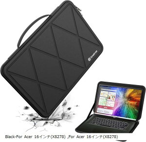݊i n[hEVAیX[uP[X 16C`Acer Swift Edge Laptop - SFA16-41-R6YSɓKp hX[u o[h^Cv ϏՌ M85(Black, For Acer 16C`iM85j)