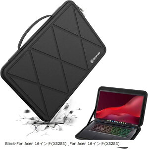 �݊��i �n�[�hEVA�ی�X���[�u�P�[�X 16�C���` Acer Chromebook 516 GE - CBG516-1H-53TY M89 (Black, For Acer 16�C���`�iM89�j)