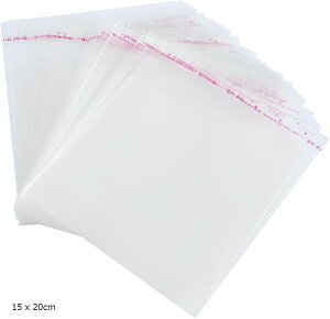 OPP  100Zbg 0.5mm V[t   bsO 15 x 20cm (, 15 x 20cm)