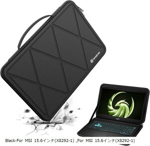 ݊i n[h EVA یX[uP[X 15.6C` MSI Alpha AMD Advantage Edition m[gp\RA Bravo B7E Katana(Black, For MSI 15.6C`iM98-1j)