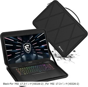 ݊i dEVAیX[uP[X 17.3C` MSI Stealth GS77AMSI StudioAMSI Vector GP78 HX GP77/Vector(Black, For MSI 17.3C`iM129-2))
