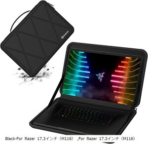 ݊i n[hEVAیX[uP[X 17.3C` Razer Blade bvgbvp n[hP[X h 360xϏՌ M116(Black, For Razer 17.3C`iM116))