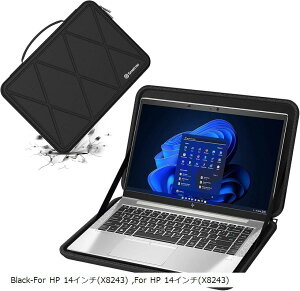 ݊i n[hEVAیX[uP[X 14C` HP EliteBook 840 G8m[gp\Rɐp ϏՌ h m[gubNobO M53(Black, For HP 14C`iM53j)