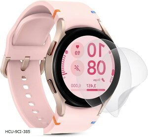 �A���`�O���A 2���Z�b�gFor Galaxy Watch FE 40mm�p �t�B���� �M�����N�V�[�E�H�b�` ��p ��K���X TPU�S�ʕی�/�L�Y�����C��/�@�ׂȃ^�b�`/�C�A�[��/�����^0.15mm �ی�t�B���� (HCU-9CI-385)