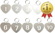 【楽天ランキング1位入賞】番号タグ ドア ステンレス 両面 番号札 クローク キーリング付き ロッカー ド…