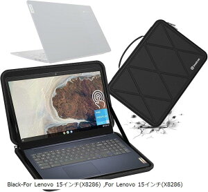 ݊i n[hEVAیX[uP[X 15C` Lenovo 3i Chromebook 15C`Intelbvgbvpn[hP[X h 360xϏՌ M88(Black, For Lenovo 15C`iM88j)