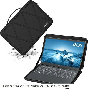 ݊i n[hEVAیX[uP[X 14C` MSI Prestige 14H B12UCX-452US/Prestige Evo B13M-483USA Summit h(Black, For MSI 14C`iM61j)