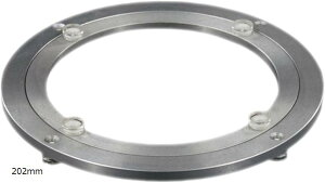 �y�y�V�����L���O1�ʓ��܁z��]�� �^�[���e�[�u�� ��]�e�[�u�� ��]�v���[�g �~�� ��]�� �P�[�L�� DIY ���ؗ���(�V���o�[, 202mm)