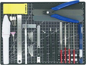 プラモデル工具セット ガンプラ工具 模型工具 プラモ工具 クラフトツール 23種類( BK)