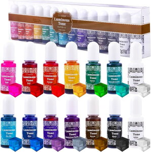 Luminous Tone ���W�� ���F�� �N���A�J���[ 13�F / 14�{ �Z�b�g ���W���t UV���W�� �G�|�L�V���� ���F�� �V���R�����[���h �Ή� 10mlx14�{(10ml)