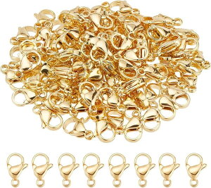 100 JjJ XeXX`[ 24KS[hbL lbNX uXbg ANbg  ߋ ANZT[p[c WG[pNXv nhCh DIYޗ 11x7mm (S[h)