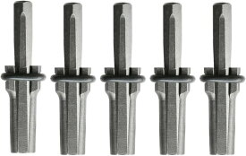 【楽天ランキング1位入賞】ストーンスプリッター5個セット 16mm ストーンオープナー くさび 採石ツール 石割 岩 大理石 ハンドツール セリ矢 (黒)