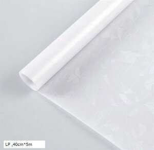 窓用フィルム 目隠しシート 窓ガラスフィルム プライバシー保護 窓飾りフィルム 結露減軽 ガラス飛散防止シート 断熱フィルム UVカット 貼り直し可能(LP, 40cmx5m)