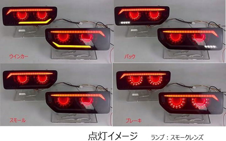 楽天市場】互換品 ® ジムニー JB64 シエラ JB74 スモークレンズ 流れて 