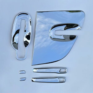 互換品UD パーフェクトクオン 07クオン フレンズコンドル メッキ ドアハンドルガーニッシュ L/R 外装パーツ 1台分セット デコトラ 平成17年1月〜17新型 トラック用品