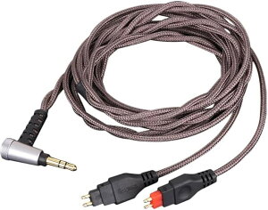 �w�b�h�z���P�[�u�� 2pin ���P�[�u�� �o�����X �����p HD650 HD600 HD580�ɑΉ� �}�C�N�Ȃ� 4�c L�^ 3.5mm �P������ (3.5mm)