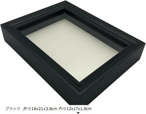 �W�{�� �V�[���P�[�X �� ���^ �ؐ� (�u���b�N, �O��16x21x3.8cm ����12x17x1.8cm)