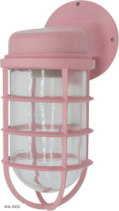 互換品KY LEE ブラケットライト マリン風ランプ 照明器具 船舶 電球なし 間接照明 玄関照明 店舗照明 壁付け照明 インテリア照明 防雨型 ピンク(WAL-0412)