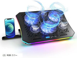 m[gPC N[[ ㋉f 1600F RGB LED J[  ^ pt@\ ppbh p USB|[g 2|[g t 19C`^܂őΉ ʒ((2) RGB J[, 400x288x36 mm)