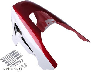 【楽天ランキング1位入賞】互換品ホンダ フロント アンダー カウル カバー CB400 CB400SF VTEC XJR400 CB190 等 KRB120 レッド(レッド x ホワイト)