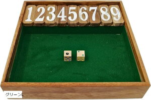 �W���b�N�|�b�g �_�C�X �{�[�h�Q�[�� �T�C�R�� Jackpot Dice Game �O���[��L (�O���[��L, 23cmx23.2cmx��4.5cm)