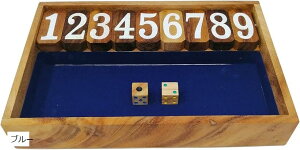 �W���b�N�|�b�g �_�C�X �{�[�h�Q�[�� �T�C�R�� Jackpot Dice Game �u���[ (�u���[, 23cmx15cmx4cm)