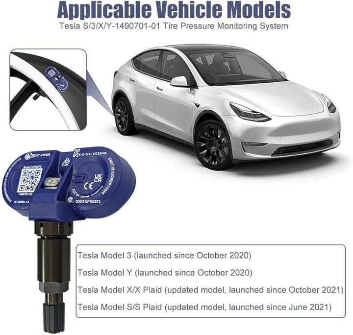 楽天市場】【楽天ランキング1位入賞】TESLA テスラ用 TPMS空気圧 