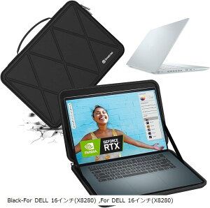 ݊i n[hEVAیX[uP[X 16C` Dell Inspiron 16/16 PlusADell New Latitude 7640A Vostro ȂǂɓKp h(Black, For DELL 16C`iM91j)