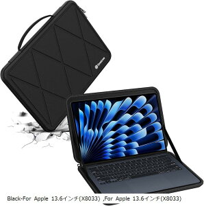 ݊i n[hEVAیX[uP[X 13.6C`Apple MacBook Air M3 2024A13.6C` M2 2022/A2681 360xϏՌ h(Black, For Apple 13.6C`iM38j)