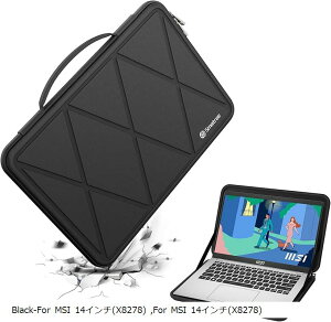 ݊i dEVAیX[uP[X 14C` MSI Modern m[gp\RɓKp hX[u M85(Black, For MSI 14C`iM85j)