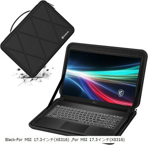 ݊i n[hEVAیX[uP[X 17.3C` MSI Creator 17V[Ym[gp\RAMSI GS76 StealthV[Ym[gp\R WS76 h(Black, For MSI 17.3C`iM116j)