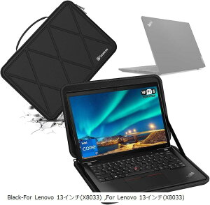 ݊i n[hEVAیX[uP[X 13C` Lenovo ThinkPad X13 Yoga Gen 2 bvgbvpn[hP[X h 360xϏՌ M38 (Black, For Lenovo 13C`iM38j)