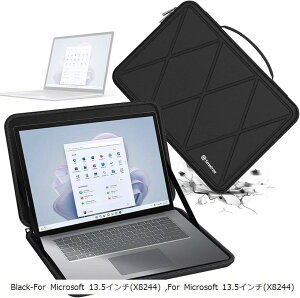 ݊i n[hEVAیX[uP[X 13.5C` Microsoft Surface Laptop 5A 4/Surface 3ȂǂɓKp h M52 (Black, For Microsoft 13.5C`iM52j)