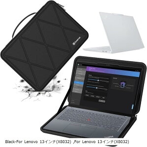 ݊i n[hEVAیX[uP[X 13C` Lenovo ThinkPad X13 Yoga Gen 4 2-in-1 n[hP[X(Black-For Lenovo 13C`, For Lenovo 13C`(X8032))