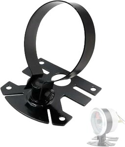 【楽天ランキング1位入賞】互換品 メーターホルダー メーターフード 52mm 追加メーター 汎用 ブラック (ブラック)
