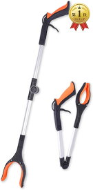 【楽天ランキング1位入賞】抜群の掴み心地 マジックハンド つかみ棒 折りたたみ式 80CM マグネット付き 軽量アルミ製