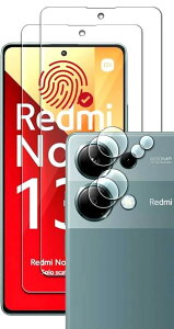 指紋認証対応最新強化モデルRISE 2枚+2枚 フィルム Redmi Note 13 Pro 5G 用 ガラスフィルム カメラフィルム レンズフィルム レンズ保護ガラス レンズカバー 保護フィルム 高透過 高光沢 日本製 旭