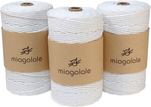 yyVLO1ʓ܁z}N [v Rbg R[h ҂ݕR DIY a3mm 200m zCgx3 (zCg, 3mmx200mx3)