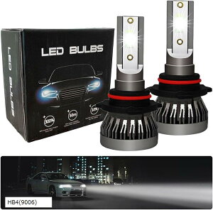 yyVLO1ʓ܁z݊i tHOv LED 9006 HB4  wbhCg ou ԌΉ 12V 6000K 16000lm  zCg (zCg)