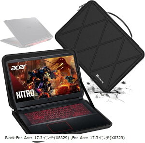 ݊i n[hEVAیX[uP[X 17.3C` Acer Nitro 5 Q[~Om[gp\R -AN517-42-R5KZȂ(Black-For Acer 17.3C`, For Acer 17.3C`(X8329))