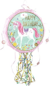 ピニャータ ハロウィン パーティグッズ くす玉 誕生日 お菓子 お祝い 装飾 イベント人気 (white, ユニコーン)